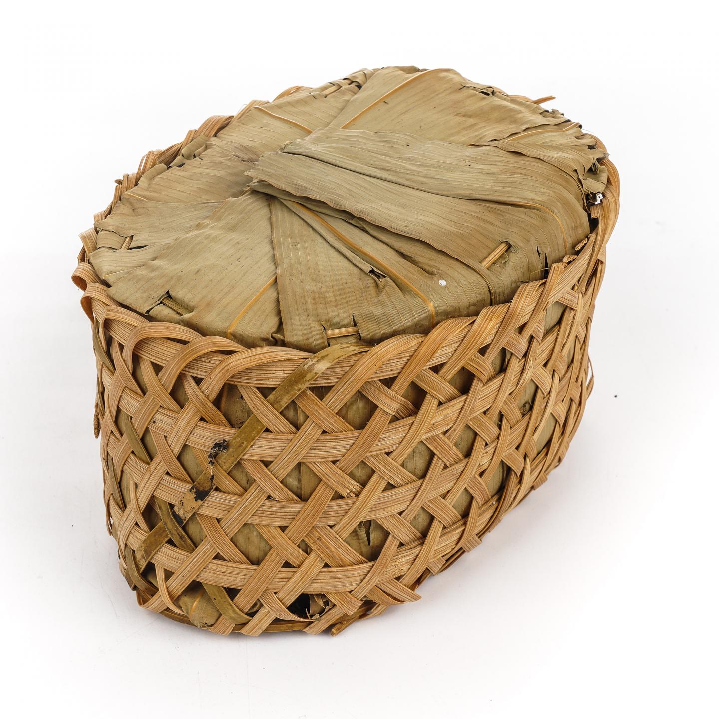 1999年 孙义顺安茶厂 老六安黑茶一笠 500g±30g 干仓