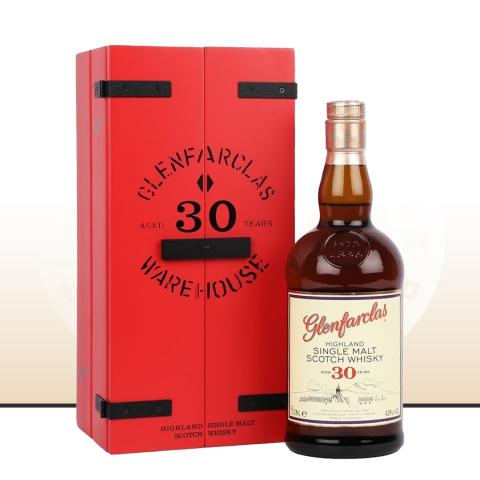 【获奖无数】Glenfarclas 格兰花格30年2022雪莉桶 单一麦芽威士忌