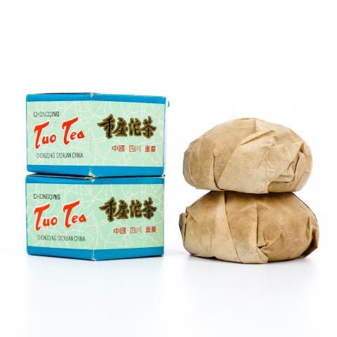 1989年 重庆沱茶 干仓 100g*2盒组