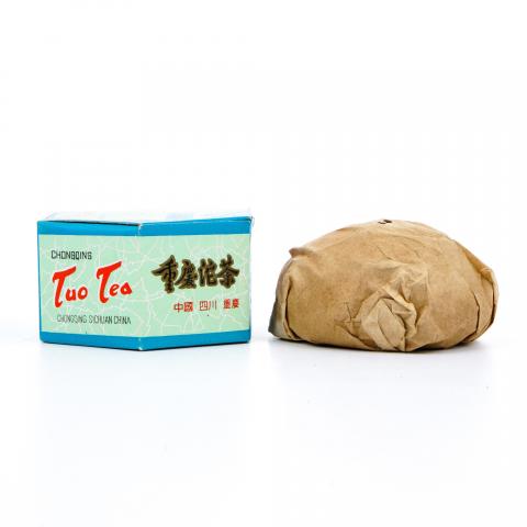 1989年 重庆沱茶 一盒 100g 干仓