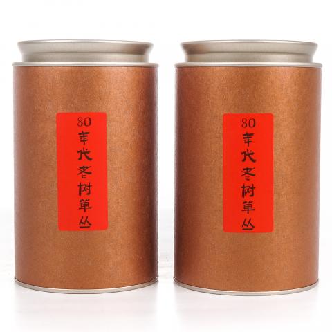 1980年代末 老树凤凰单丛 散茶 两罐*100g 干仓