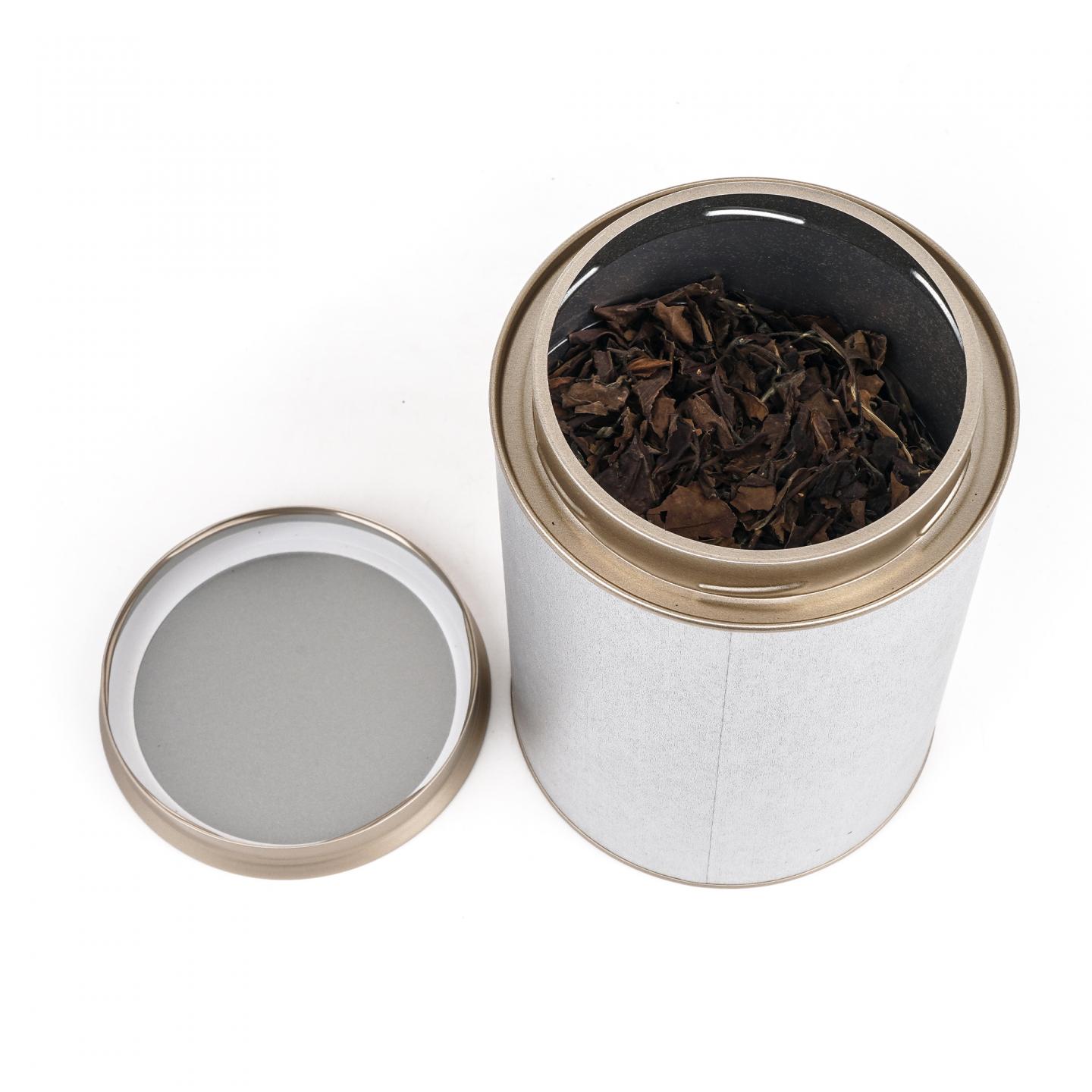 1990年代 福鼎磻溪 精制药香老白茶一罐 100g 干仓