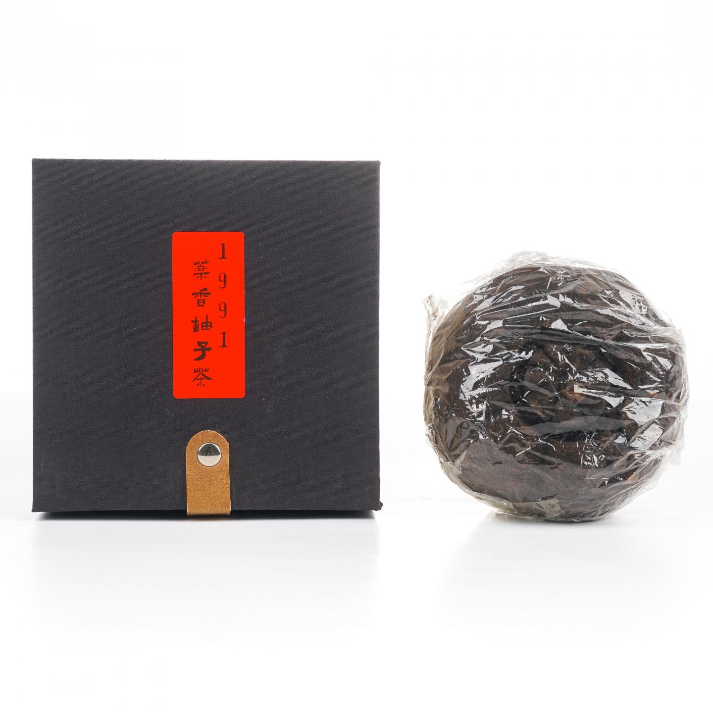 1990年代初 诏安八仙茶老柚子茶一个 250±30g 干仓