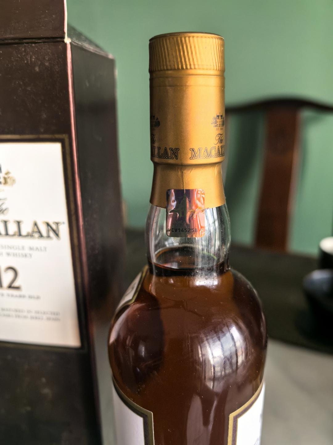 麦卡伦12年旧版