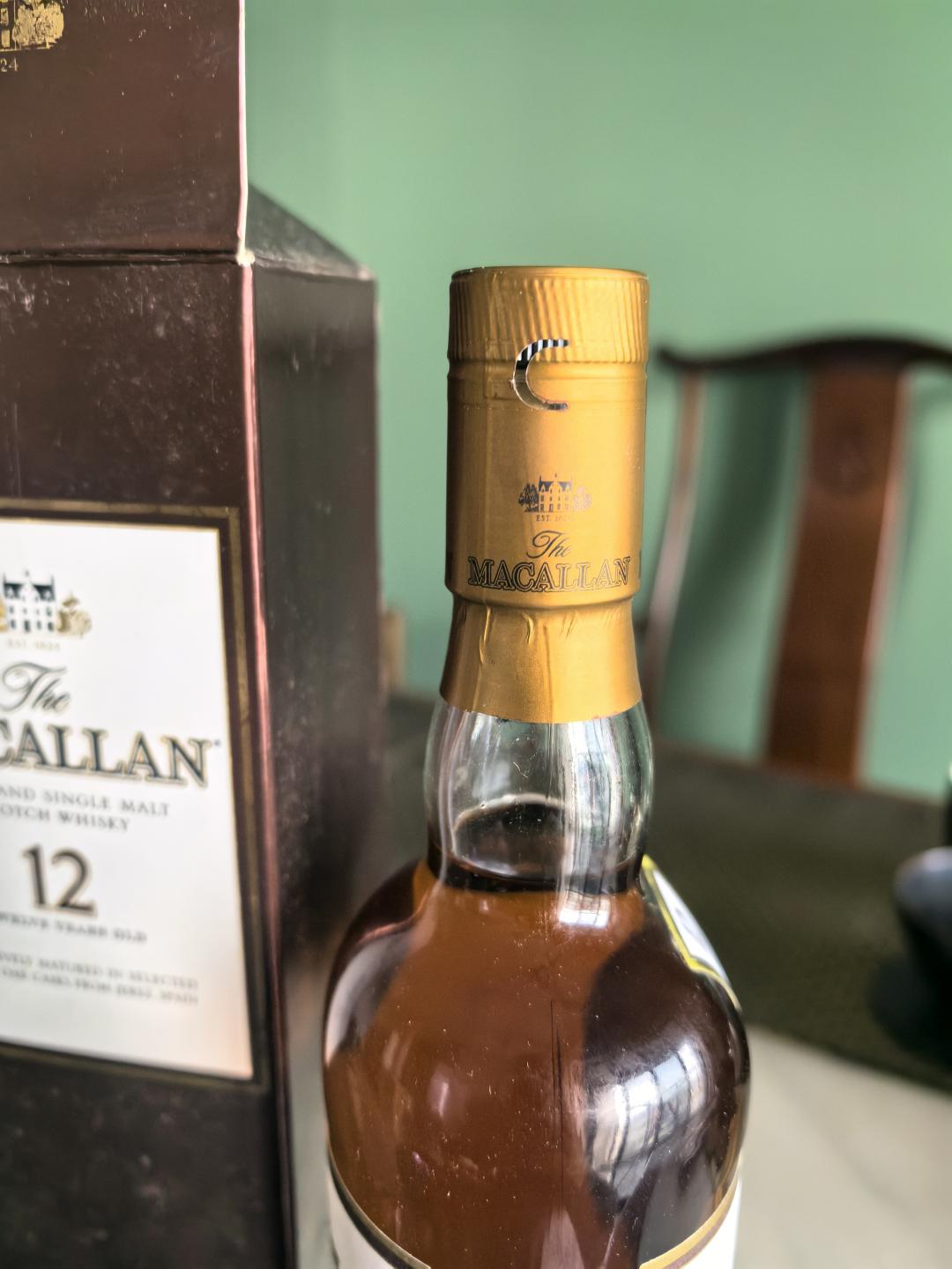 麦卡伦12年旧版