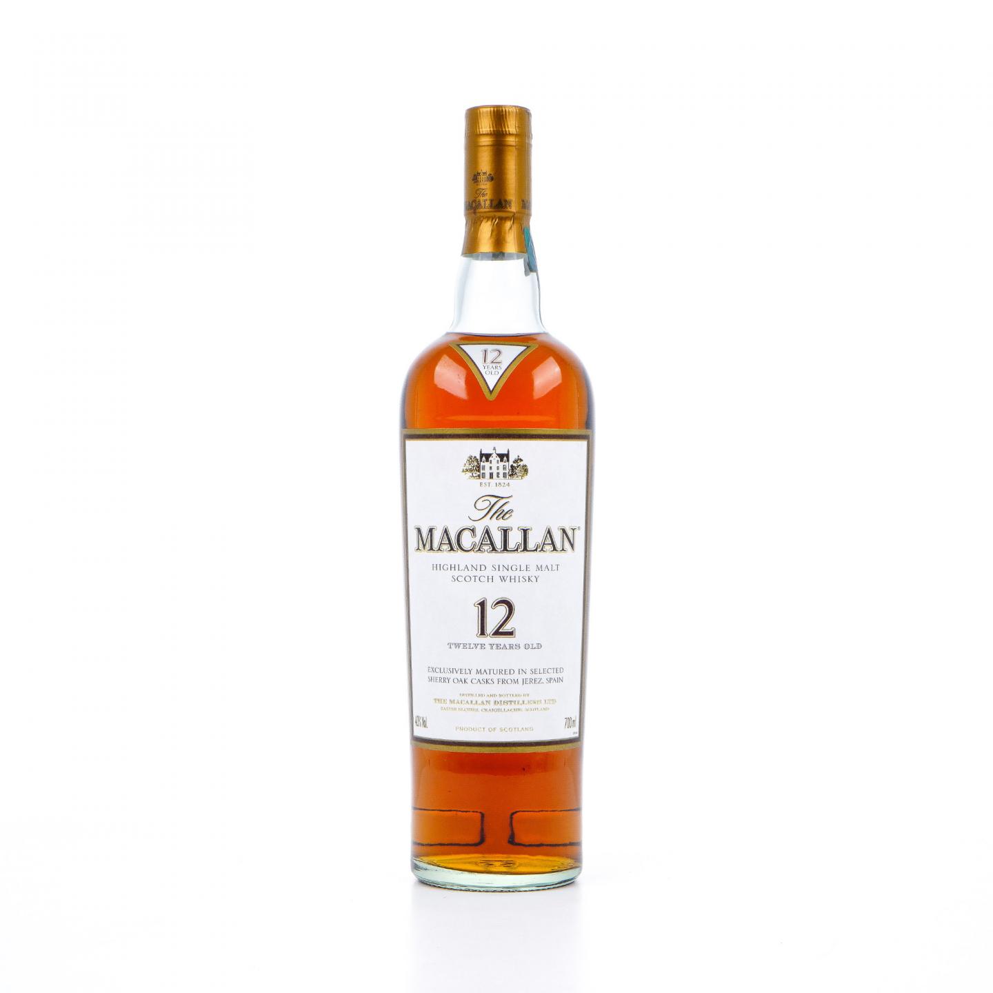 麦卡伦 雪莉桶 12年 700ml