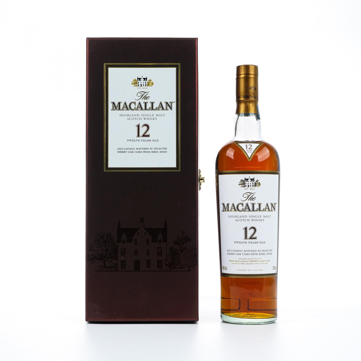 Macallan 麦卡伦 12年 雪莉桶 单一麦芽苏威 700ml