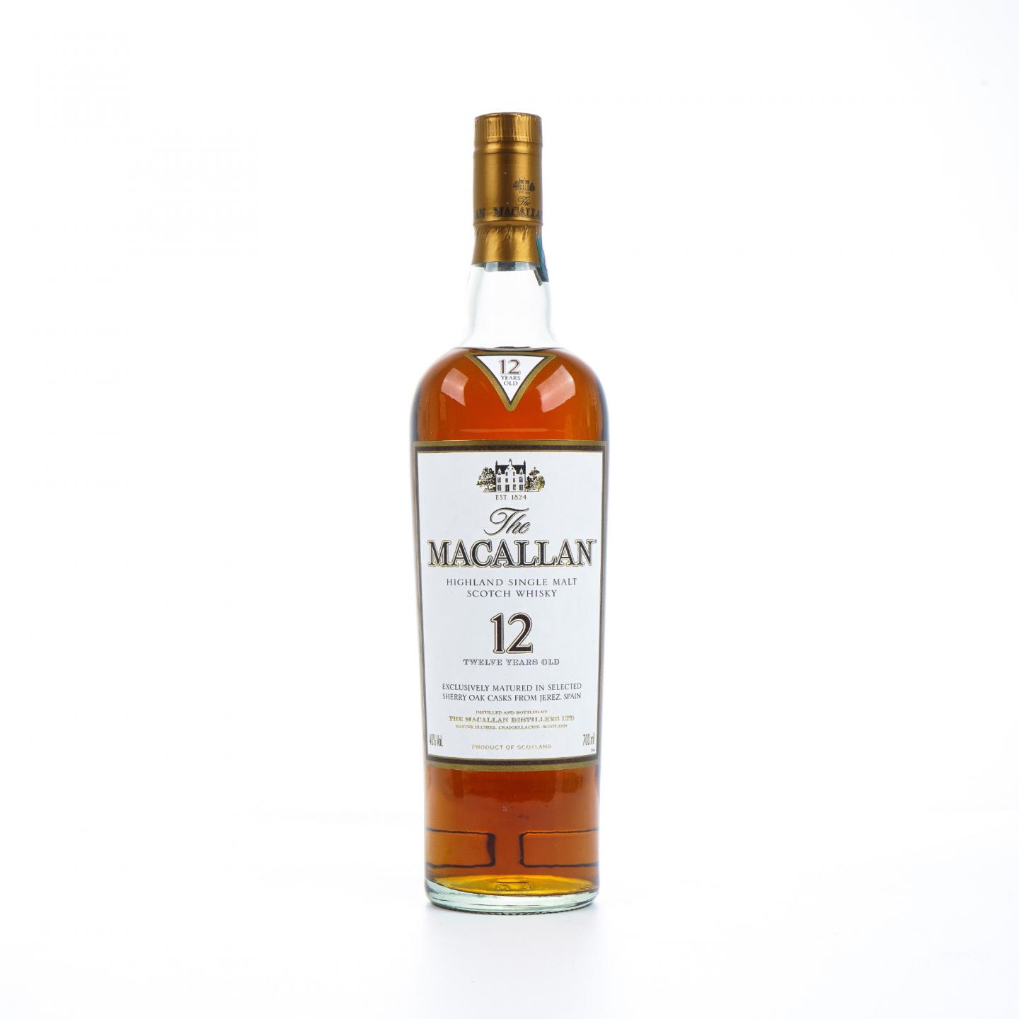 Macallan 麦卡伦 12年 雪莉桶 单一麦芽苏威 700ml