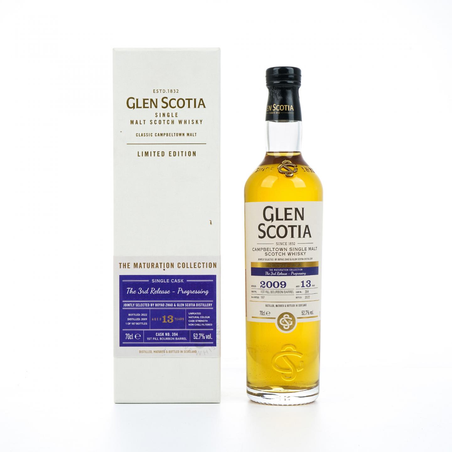 Glen Scotia 格兰帝 13年 2009-2022 单一原桶
