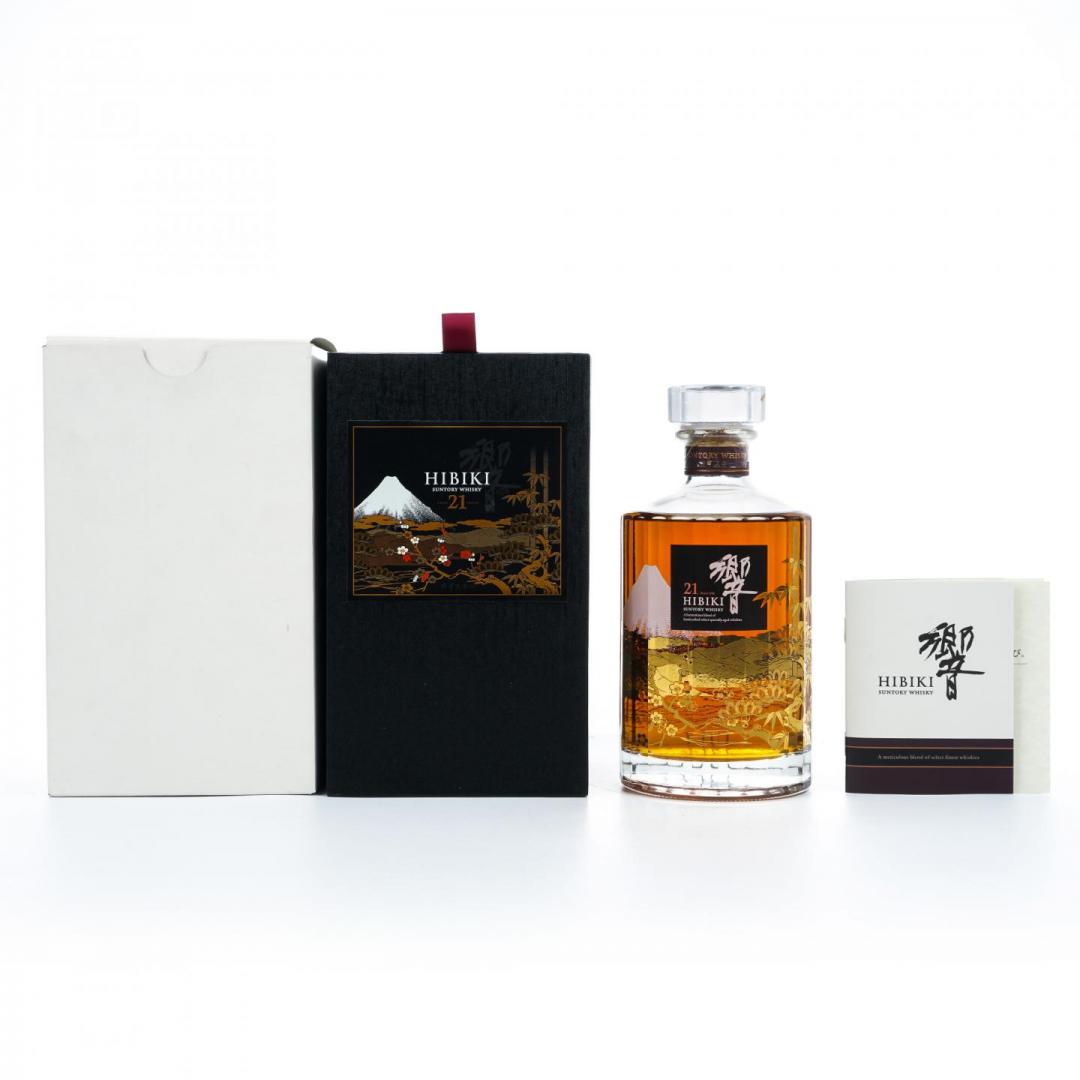 【精美限定】响21年 「花鸟风月」限定版水晶瓶调和威士忌 43% 700ml