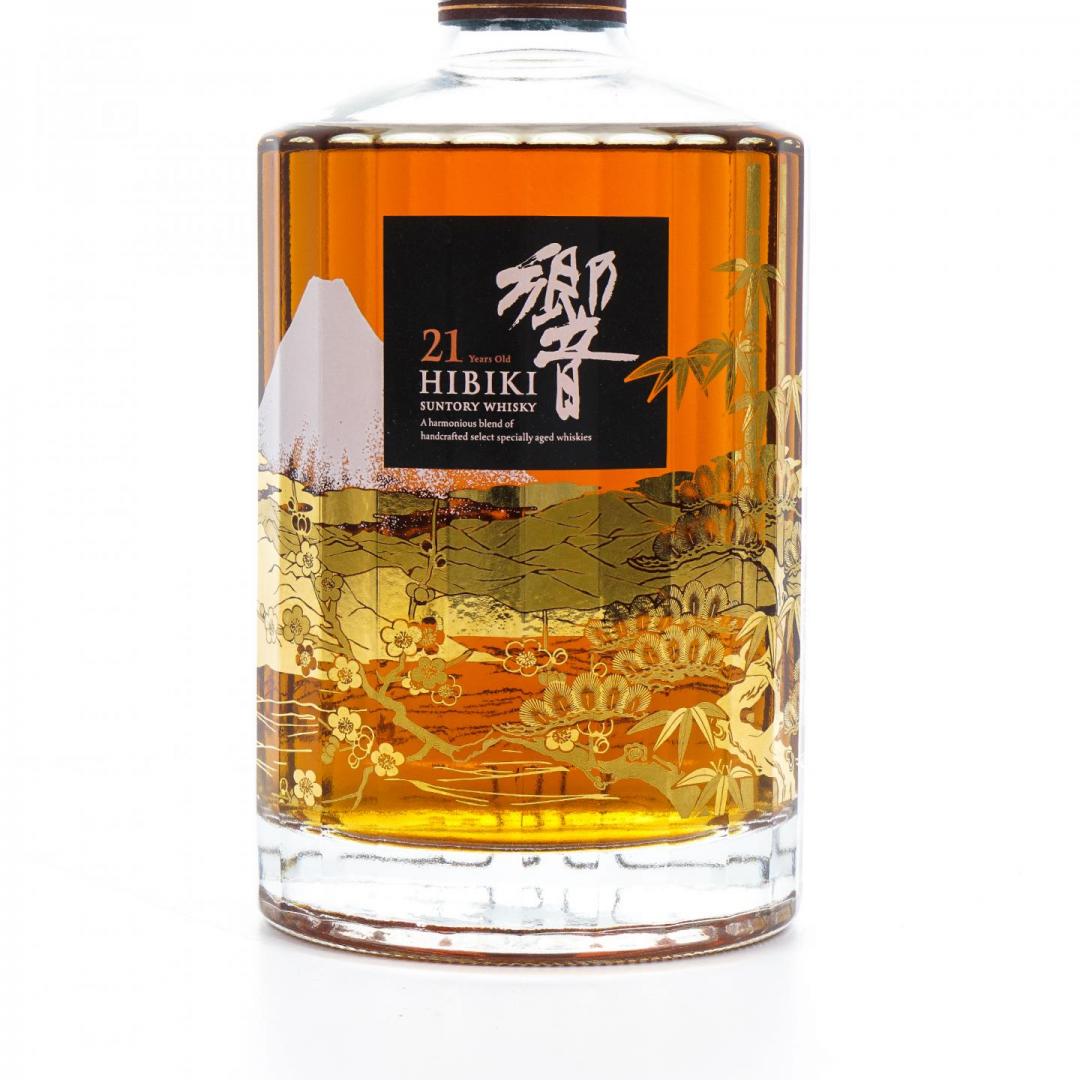 【精美限定】响21年 「花鸟风月」限定版水晶瓶调和威士忌 43% 700ml