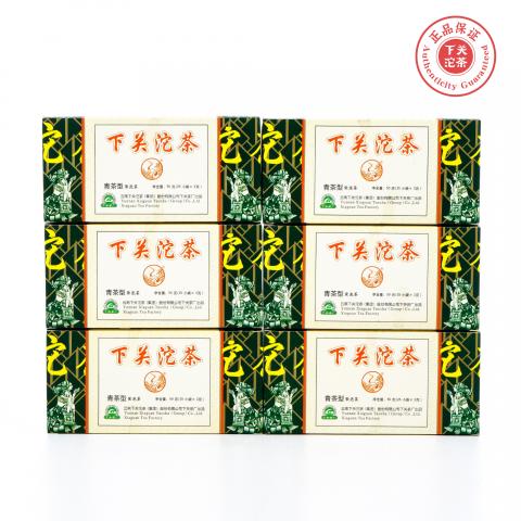2007年 云南下关沱茶 袋泡茶 青茶 50g*6盒装 干仓
