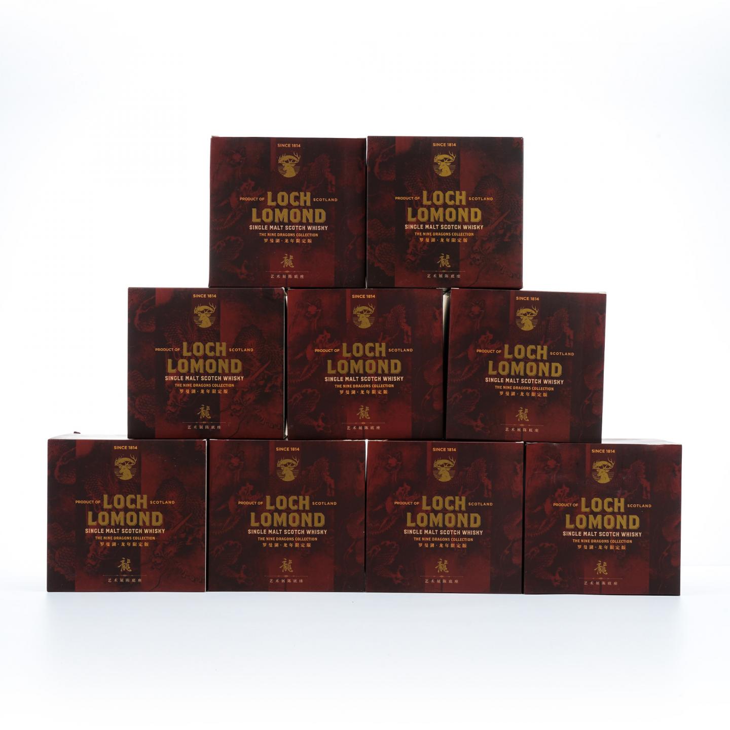 Loch Lomond 罗曼湖 龙年限定版 陈容《九龙图》 9瓶组