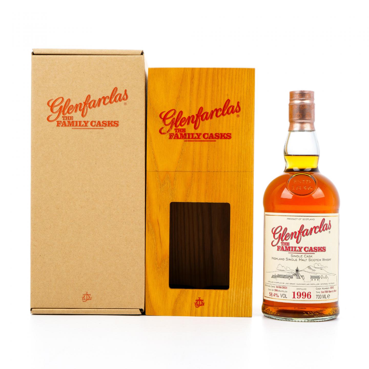 Glenfarclas 格兰花格 1996-2021 初填雪莉桶#8312 家族桶系列