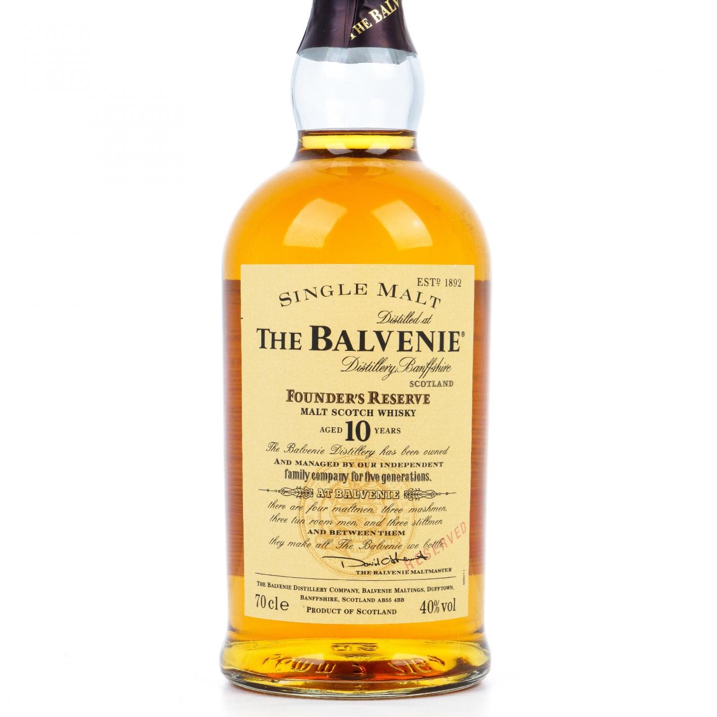 Balvenie 百富 10 年 Founder's Reserve