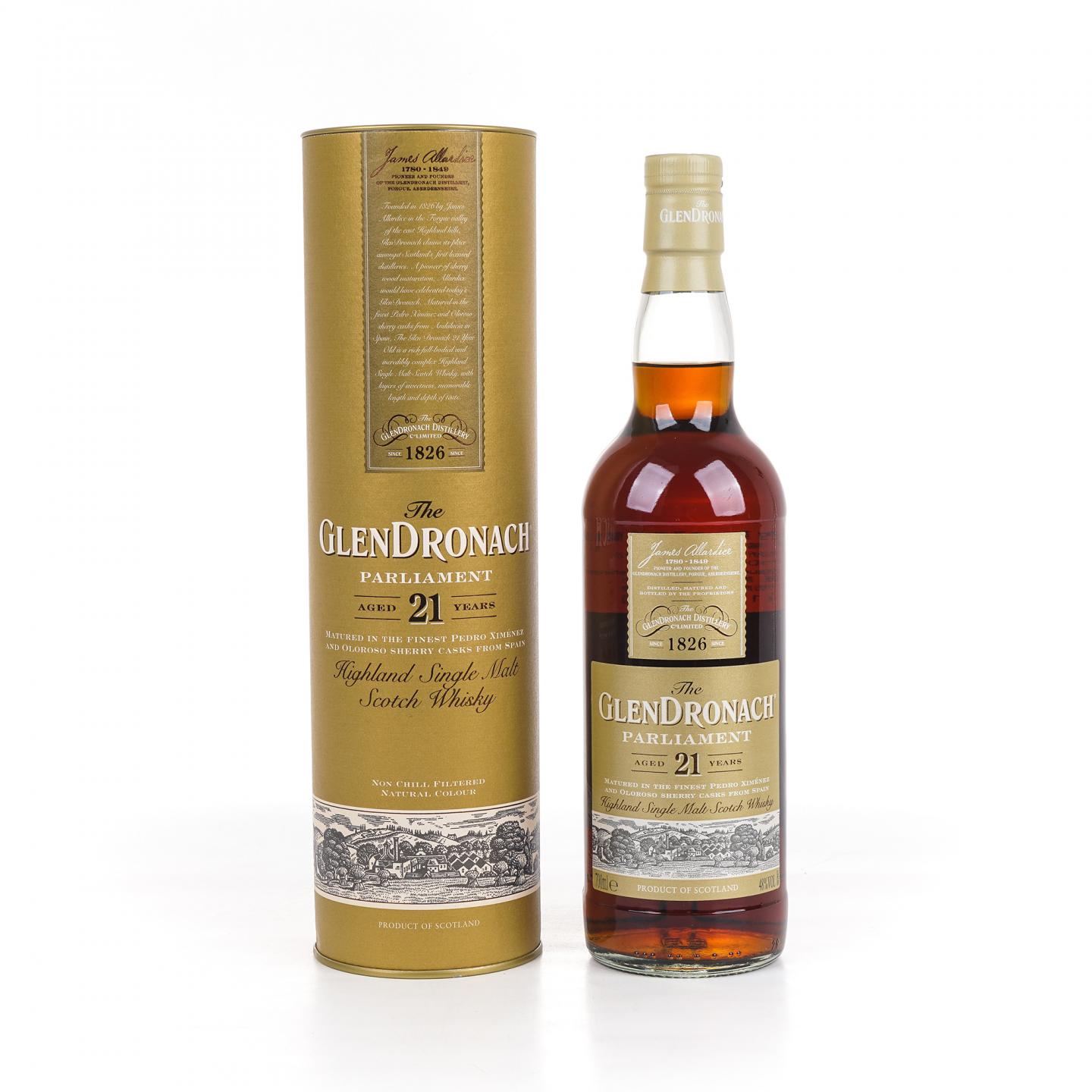 Glendronach 格兰多纳 21年 2020 Parliament