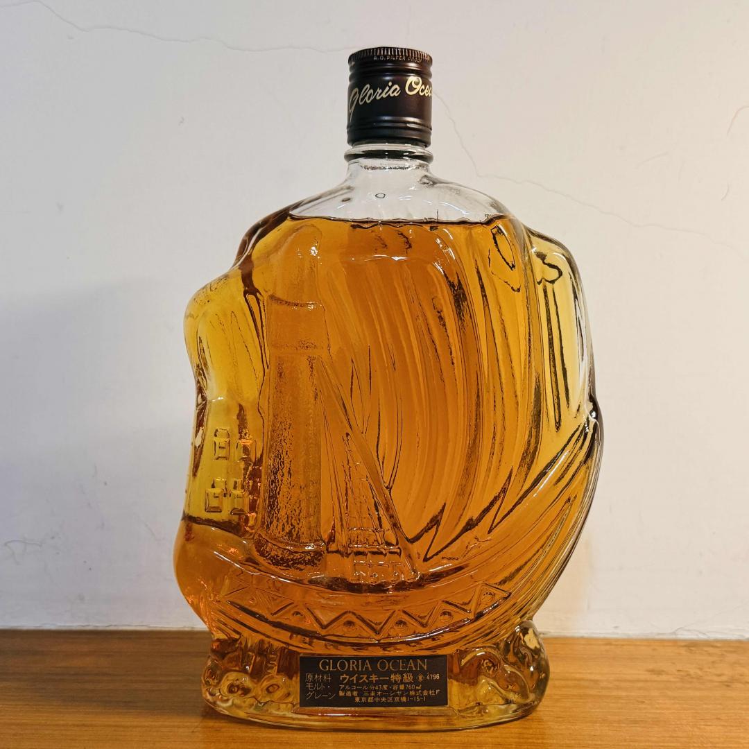 70年代 轻井泽 三乐帆船水晶瓶年份威士忌 43% 760ml