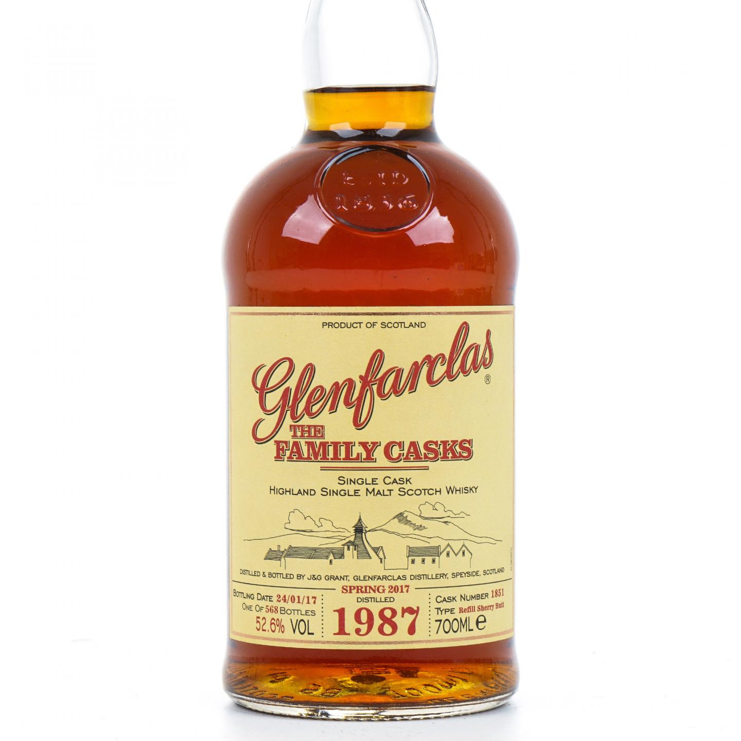 Glenfarclas 格兰花格 1987-2017 家族桶#1851