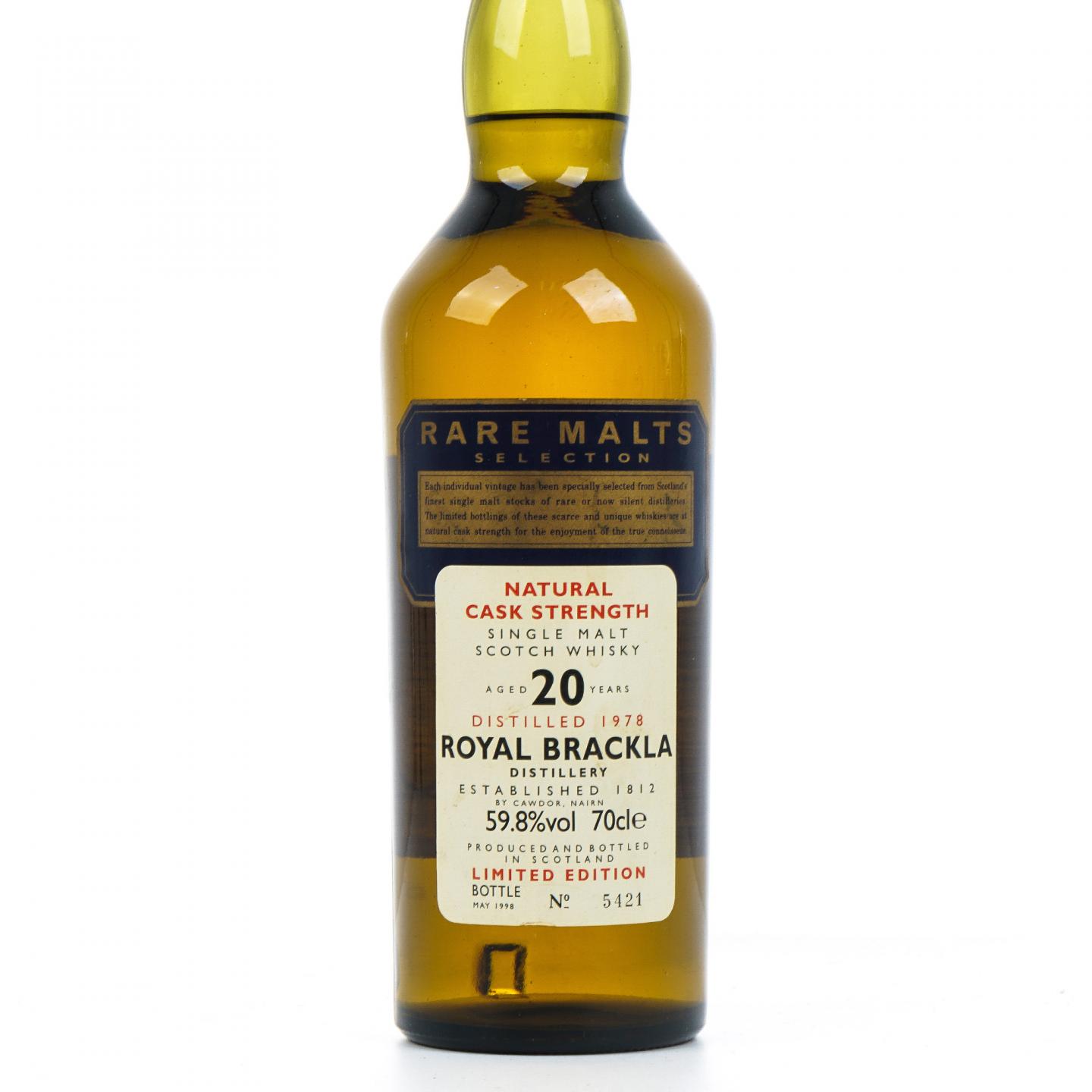 Royal brackla 皇家布莱克拉 20年 1978-1998 RMS