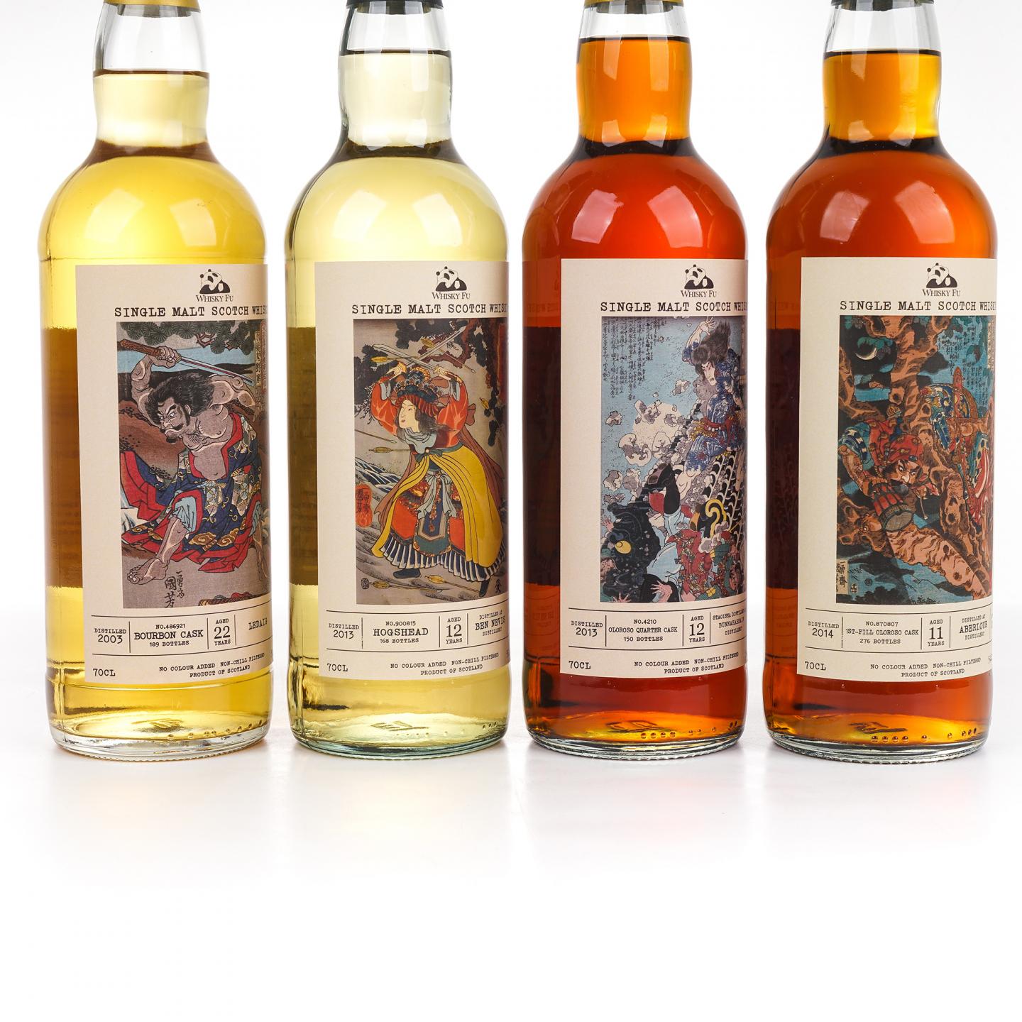 本尼维斯 12年/里爵 22年/雅伯莱 11年/布纳哈本 12年 通俗水浒传豪杰系列 4瓶组*700ML