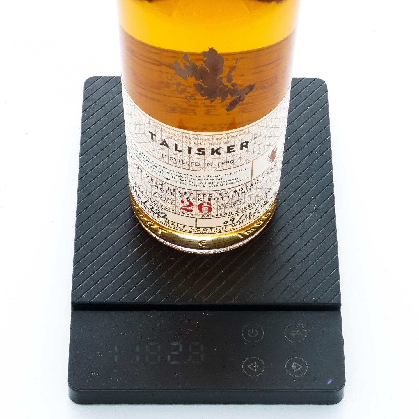 Talisker 泰斯卡 26年 1990-2016 COD 赵波尧选桶