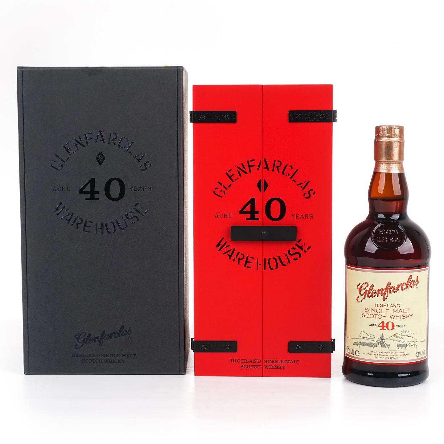 Glenfarclas 格兰花格 40年 2022 红礼盒版