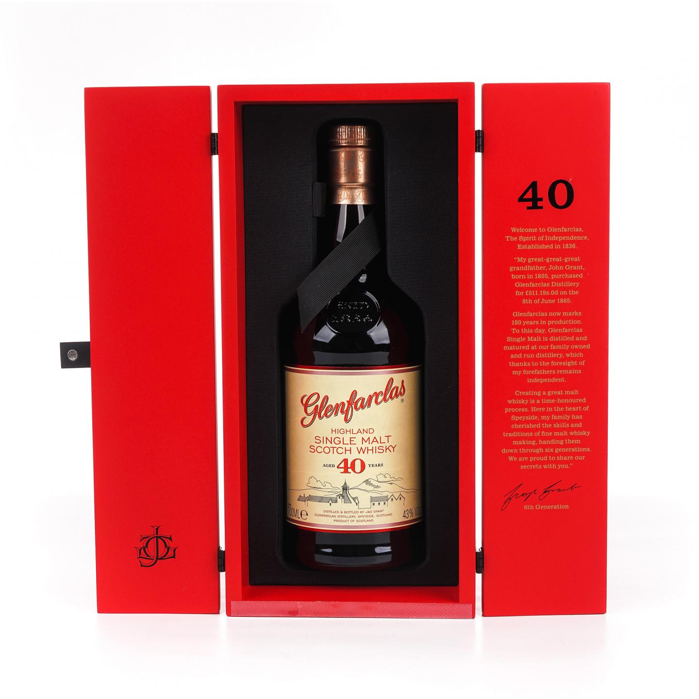 Glenfarclas 格兰花格 40年 2022 红礼盒版