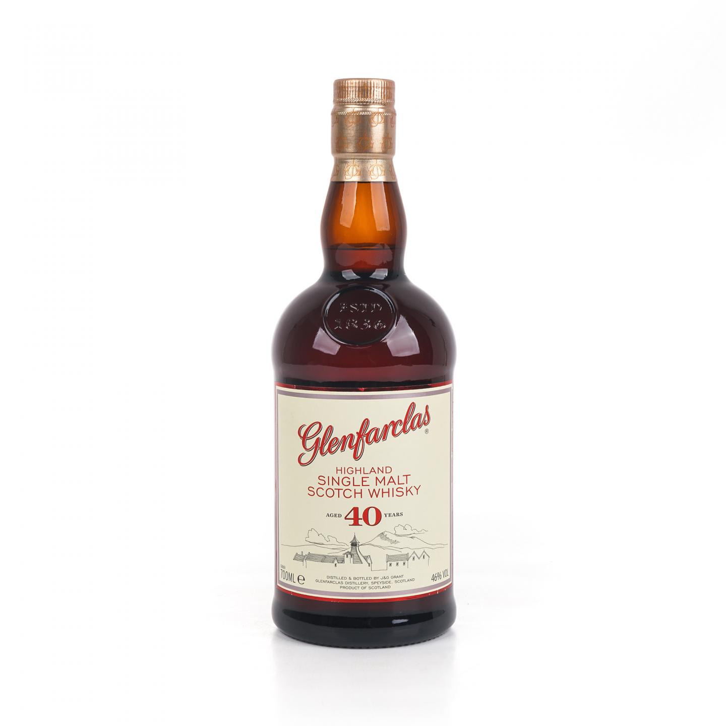 Glenfarclas 格兰花格 40年 2014 圆筒礼盒