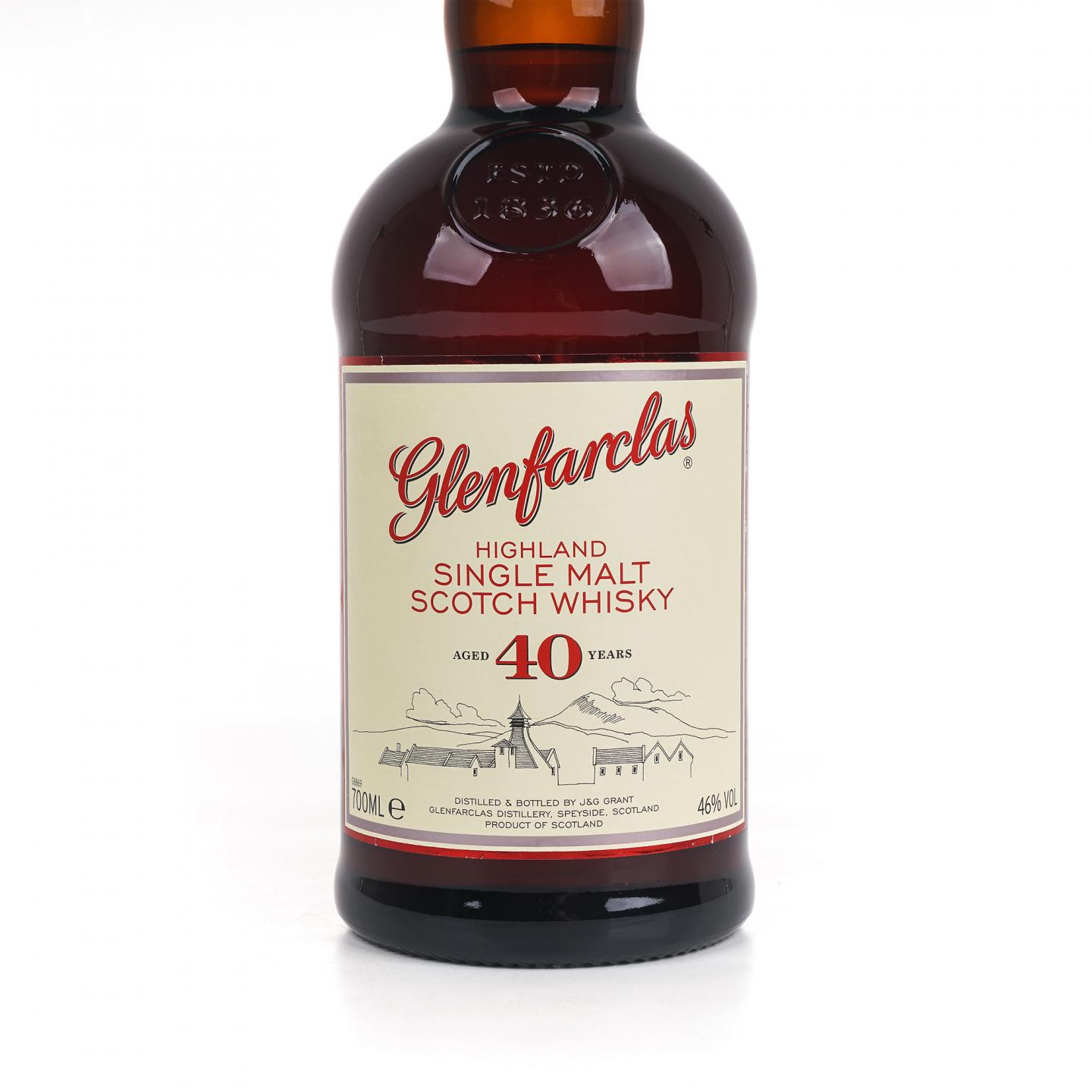 Glenfarclas 格兰花格 40年 2014 圆筒礼盒