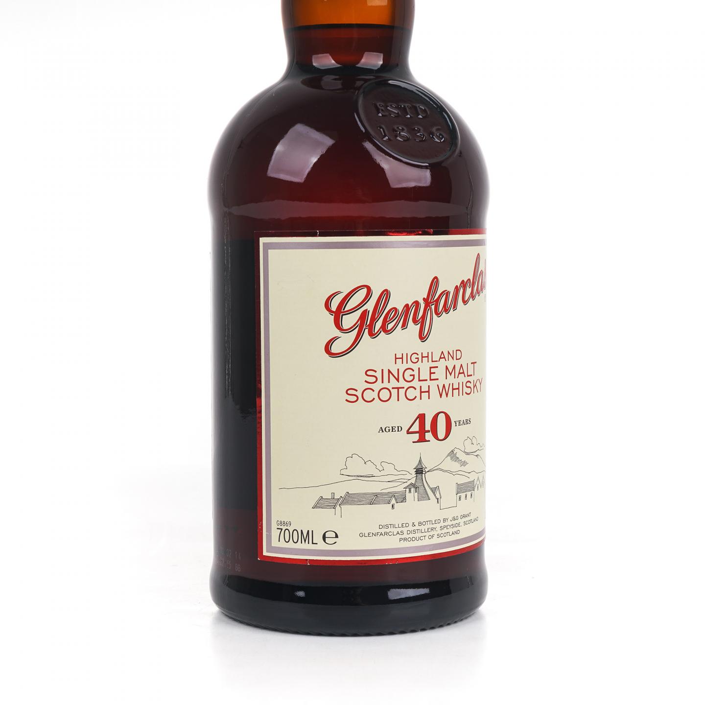 Glenfarclas 格兰花格 40年 2014 圆筒礼盒