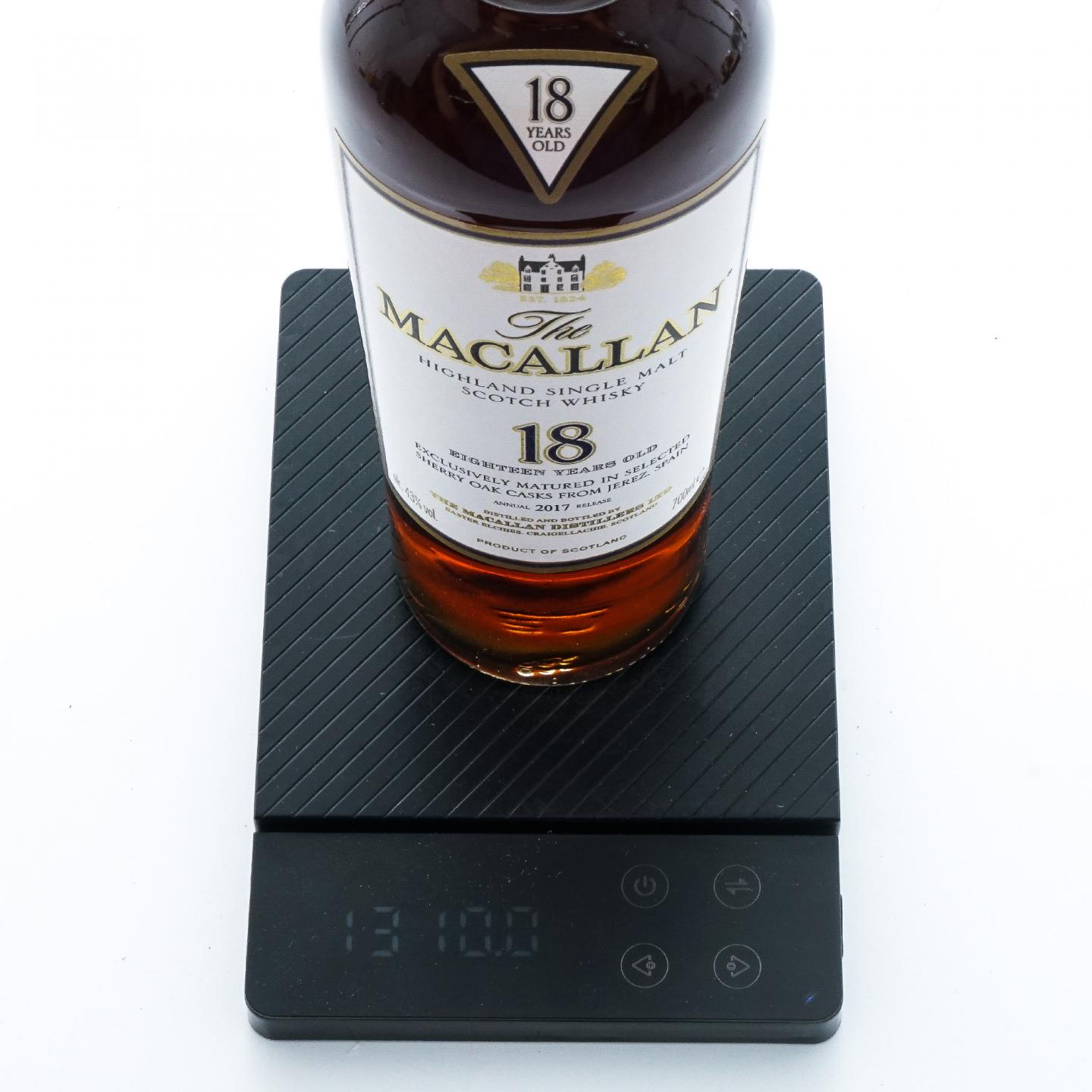 Macallan 麦卡伦 18年 2017 雪莉桶