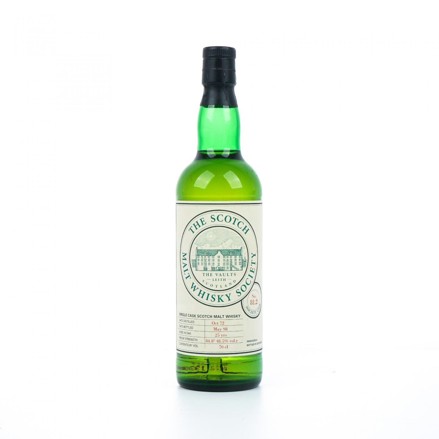 SMWS 81.2 格兰契斯 25年 1972-1998 单桶