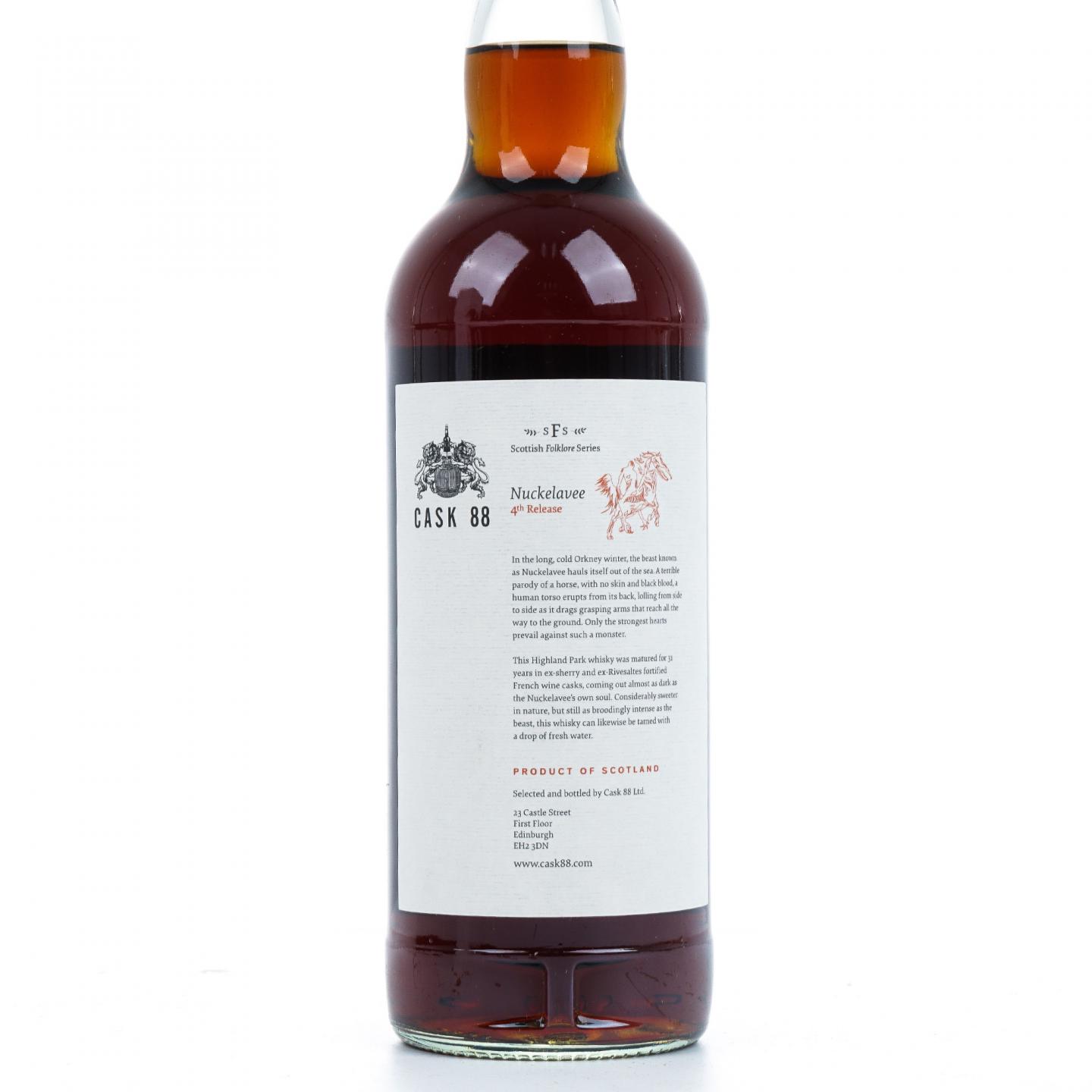 Highland Park 高原骑士 31年 1988 苏格兰传说系列 Nuckelavee 第四辑 Cask 88