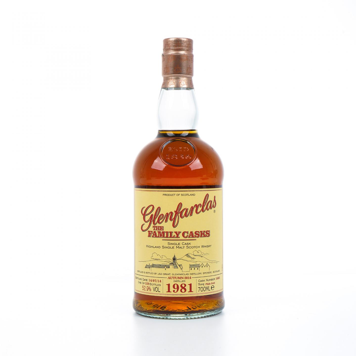 Glenfarclas 格兰花格 1981-2014 家族桶#1603