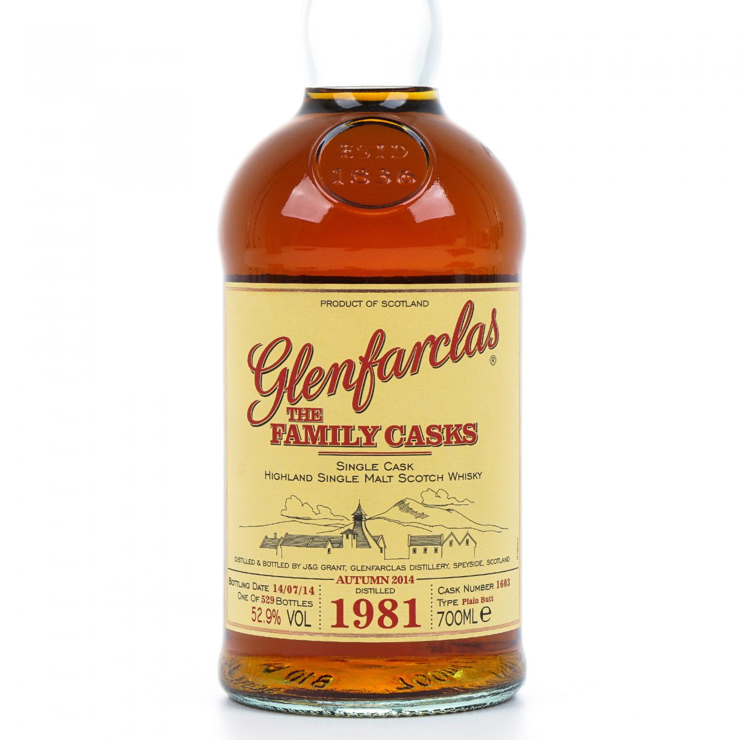 Glenfarclas 格兰花格 1981-2014 家族桶#1603