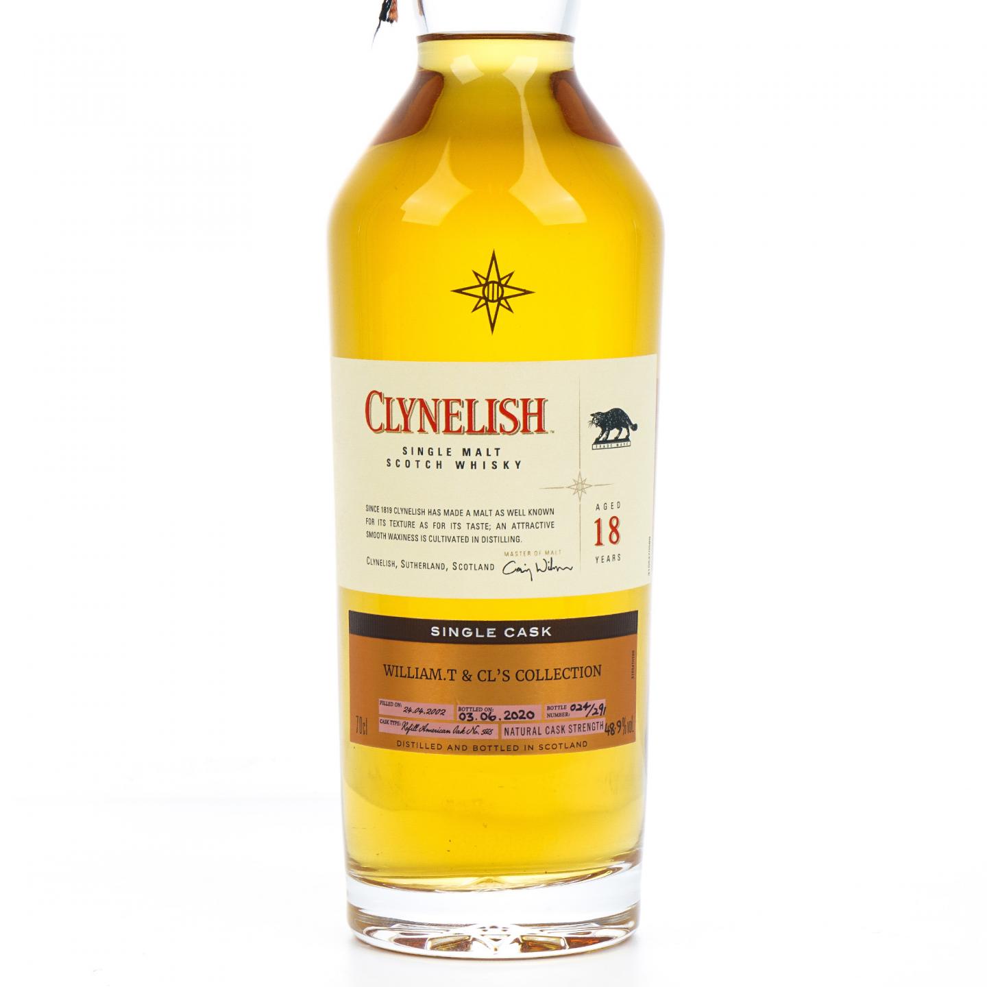 Clynelish 克里尼利基 18年 2002-2020 星星标 单桶#5665 行货