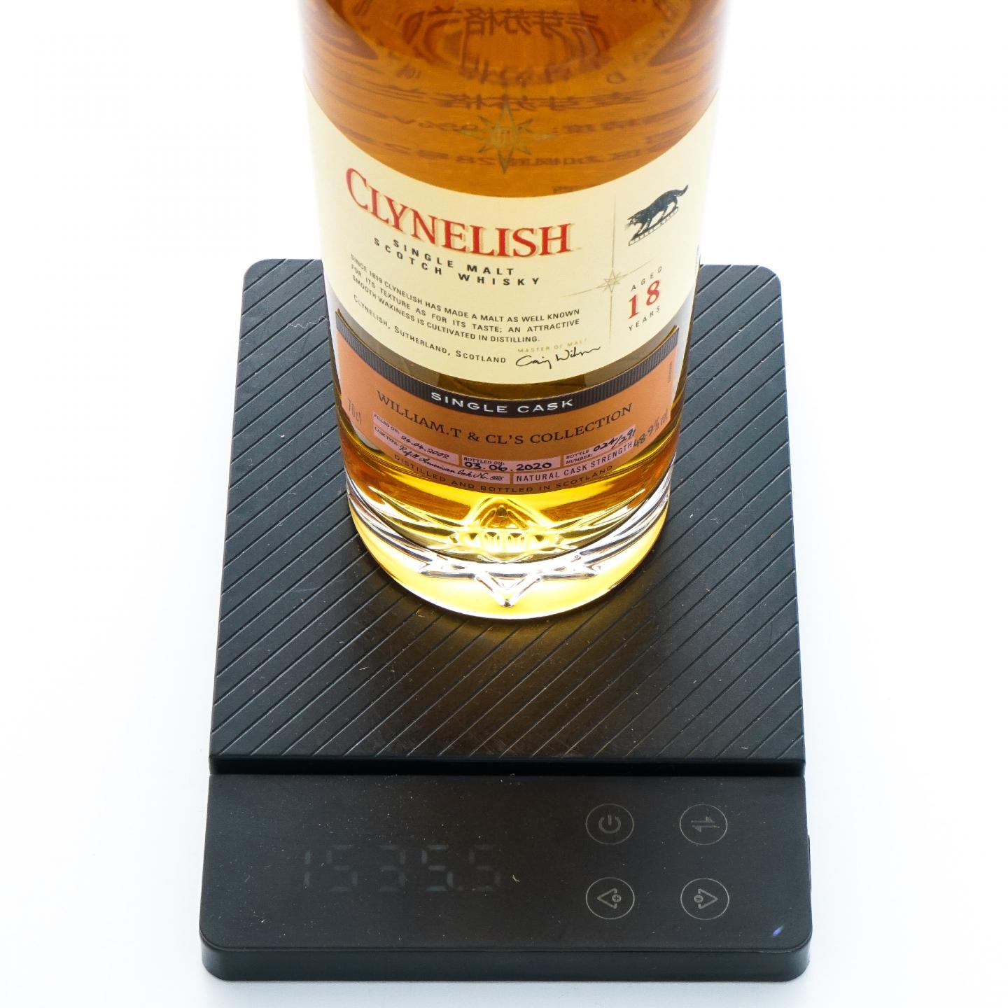 Clynelish 克里尼利基 18年 2002-2020 星星标 单桶#5665 行货