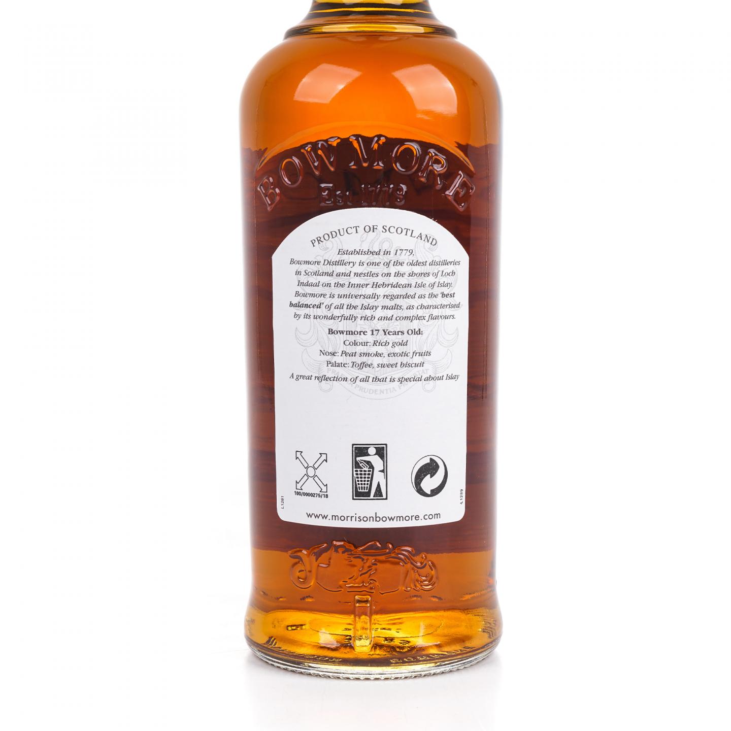 Bowmore 波摩 17年 海鸥标