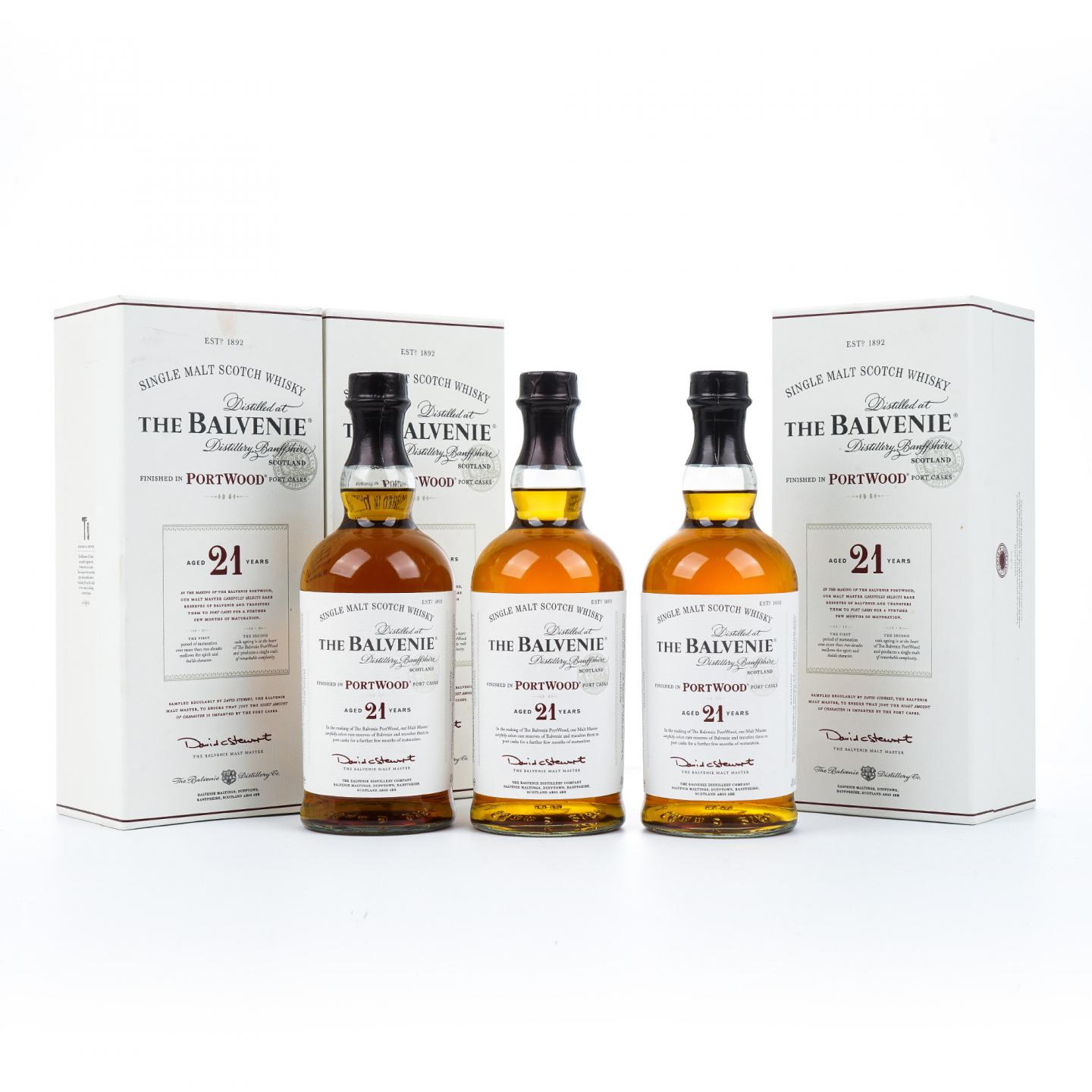 Balvenie 百富 21年 波特桶后熟 3瓶组