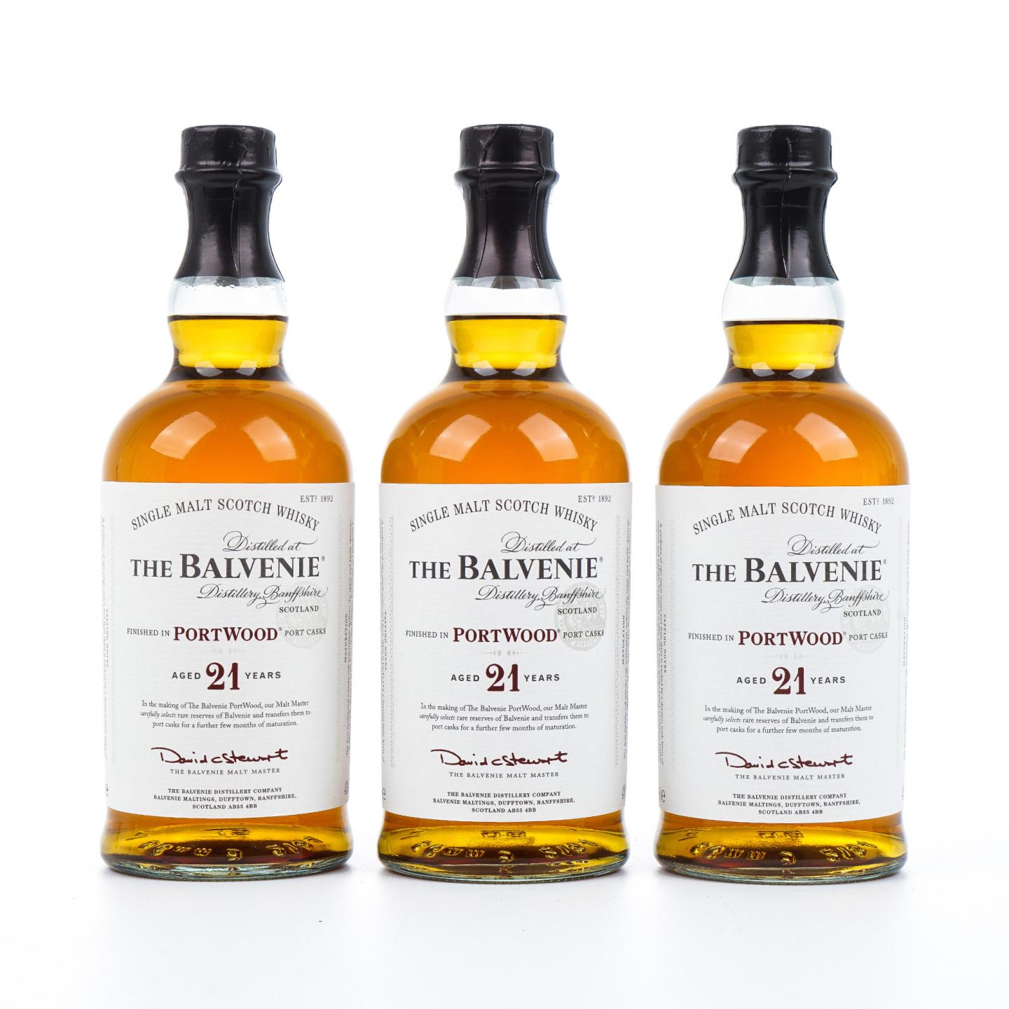 Balvenie 百富 21年 波特桶后熟 3瓶组