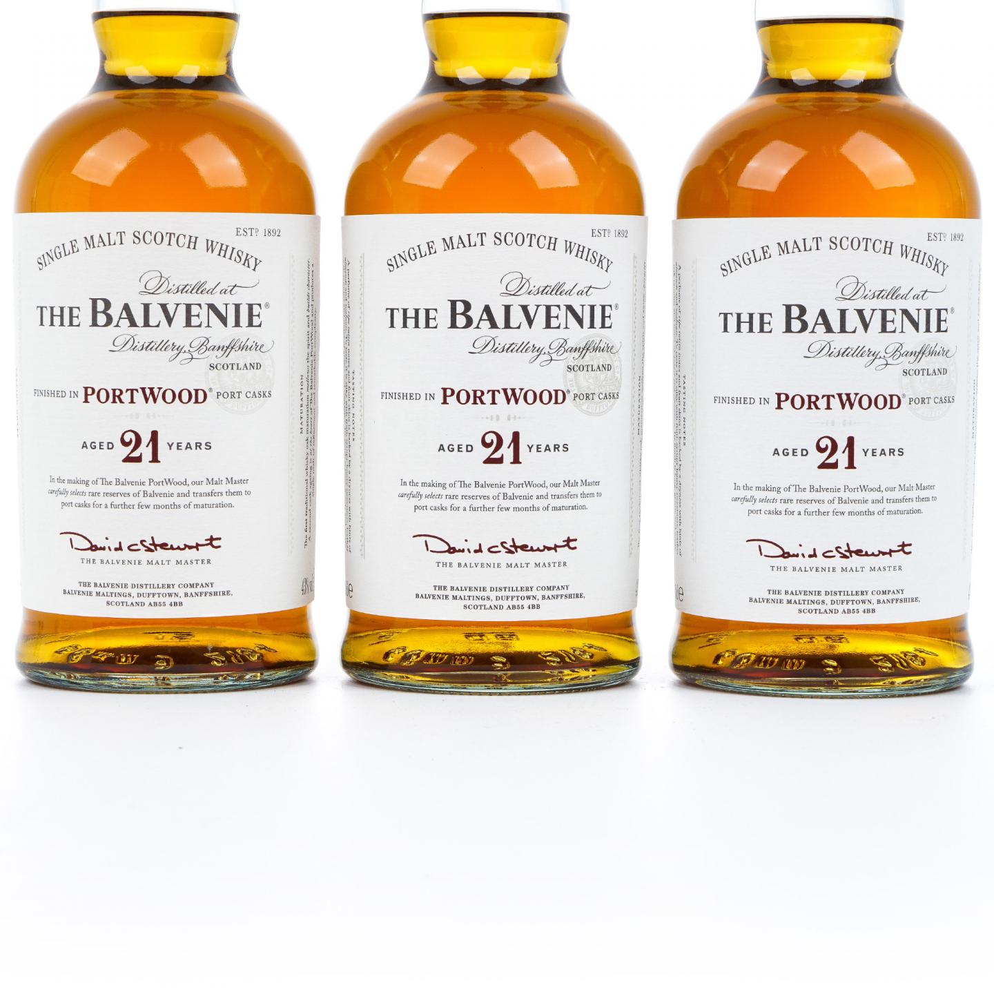 Balvenie 百富 21年 波特桶后熟 3瓶组