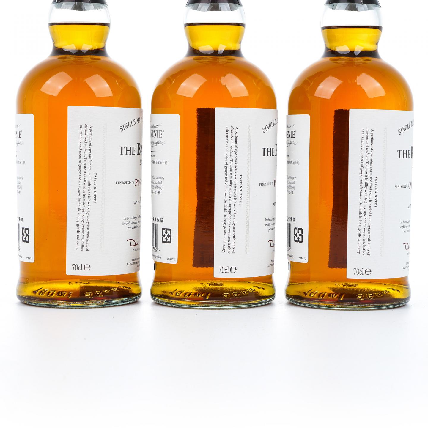 Balvenie 百富 21年 波特桶后熟 3瓶组