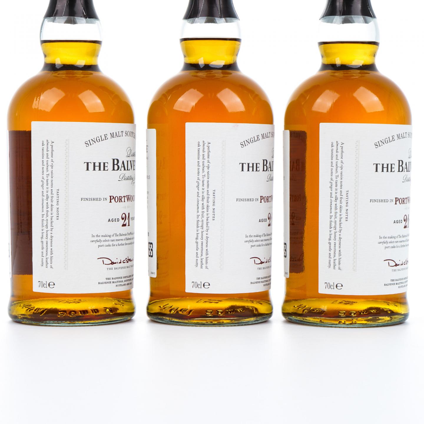 Balvenie 百富 21年 波特桶后熟 700ml*3瓶组