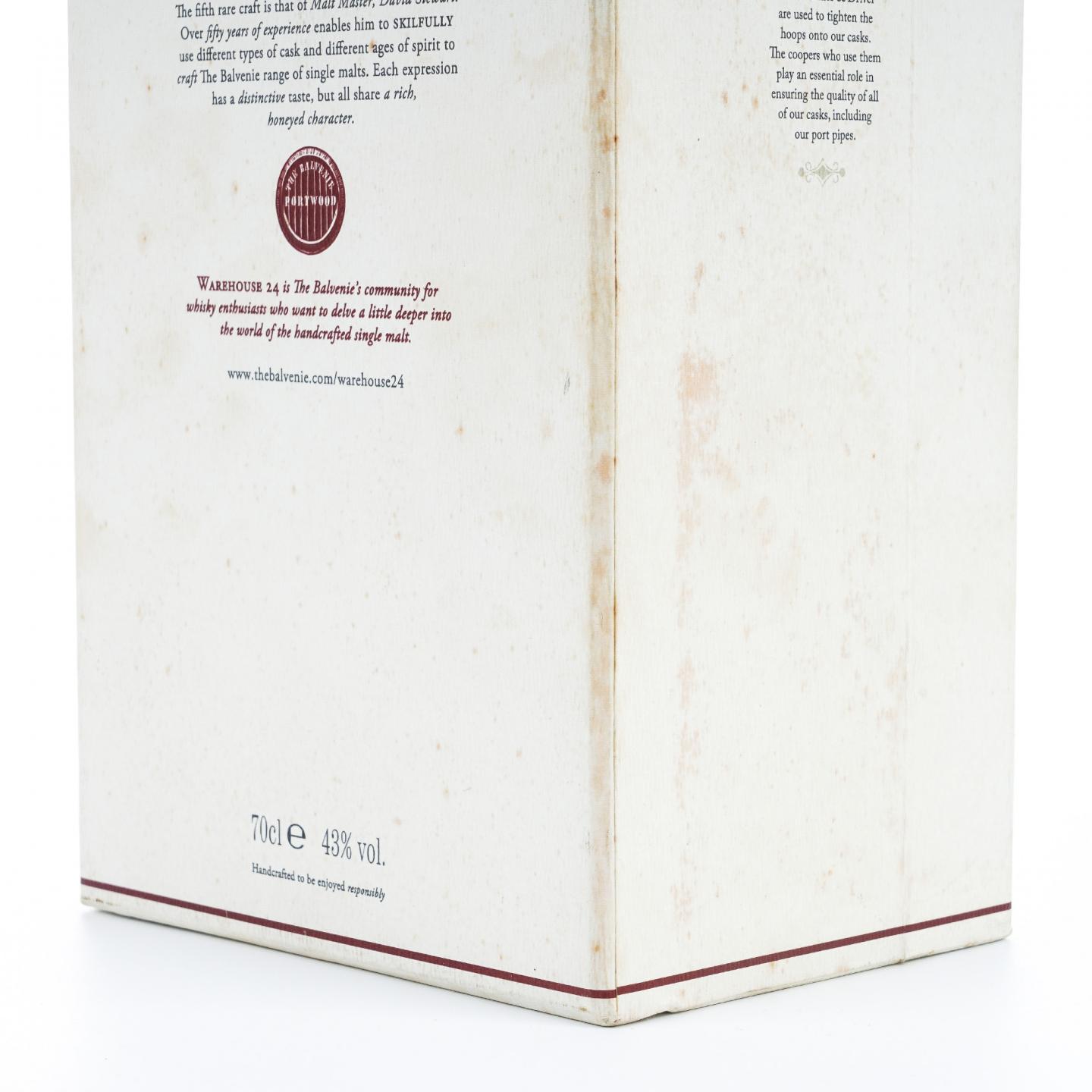 Balvenie 百富 21年 波特桶后熟 700ml*3瓶组