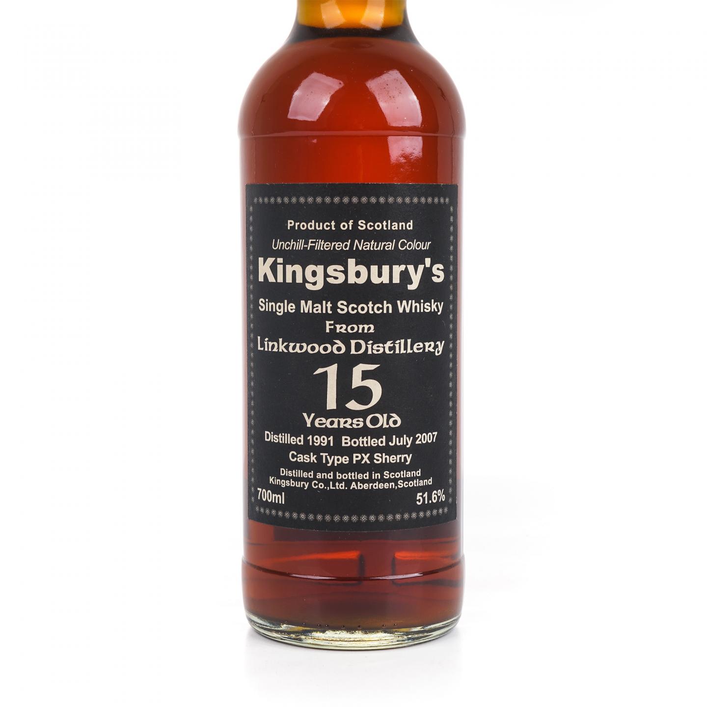 林可伍德 15年 1991-2007 Kingsbury's