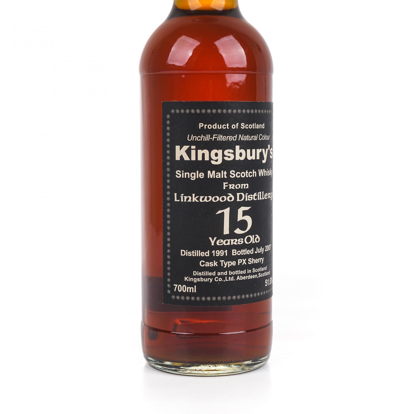 林可伍德 15年 1991-2007 Kingsbury's