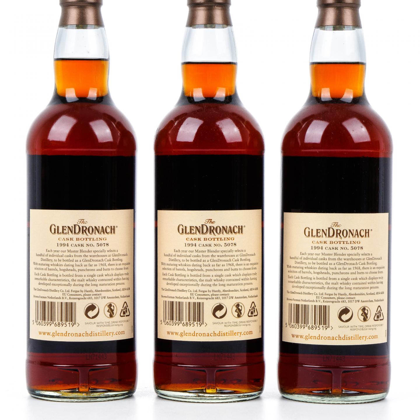 格兰多纳 25年 1994-2019 雪莉桶 6瓶组