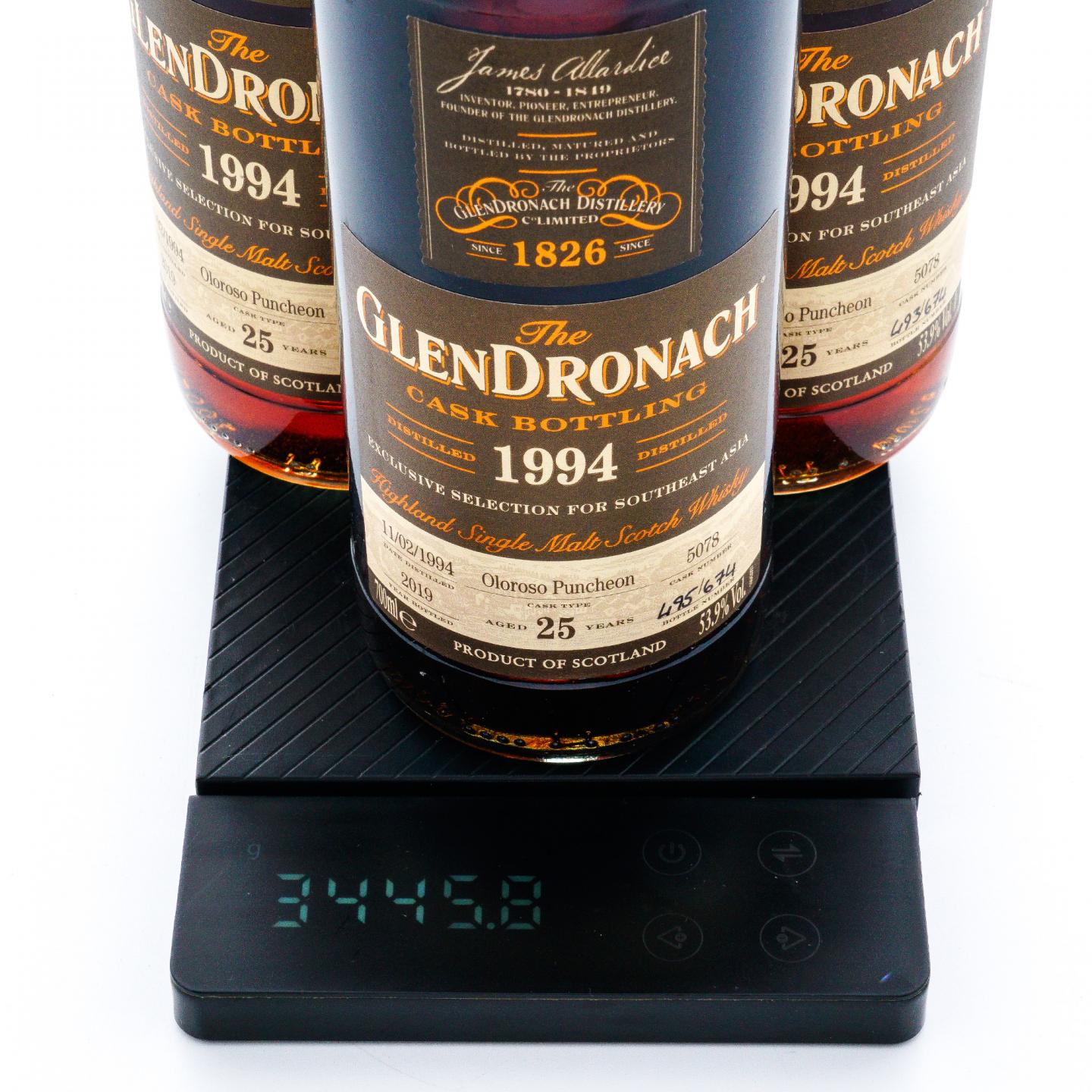 格兰多纳 25年 1994-2019 雪莉桶 6瓶组