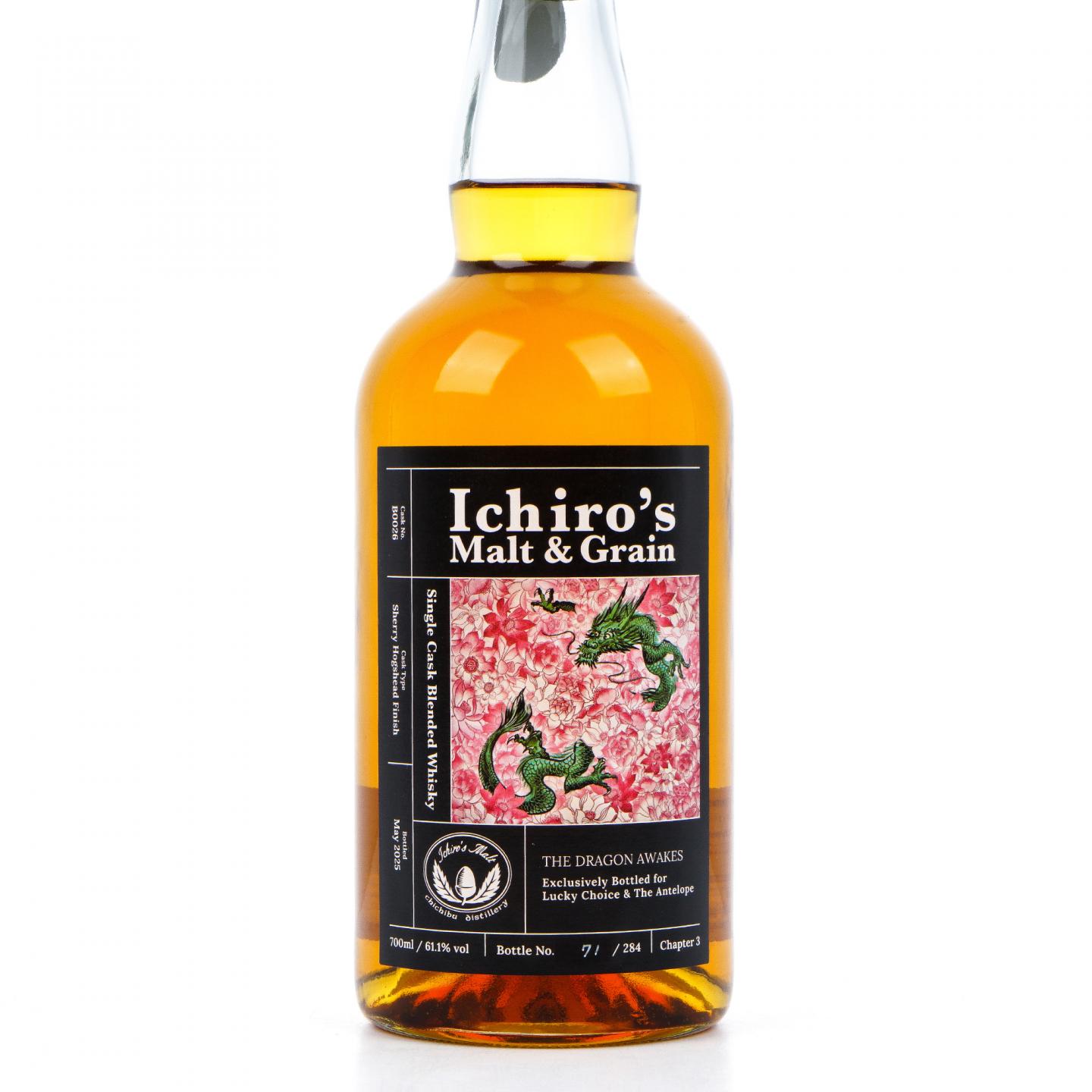 Ichiro’s Malt & Grain 2025 秩父出品 单桶调和 雪莉桶后熟