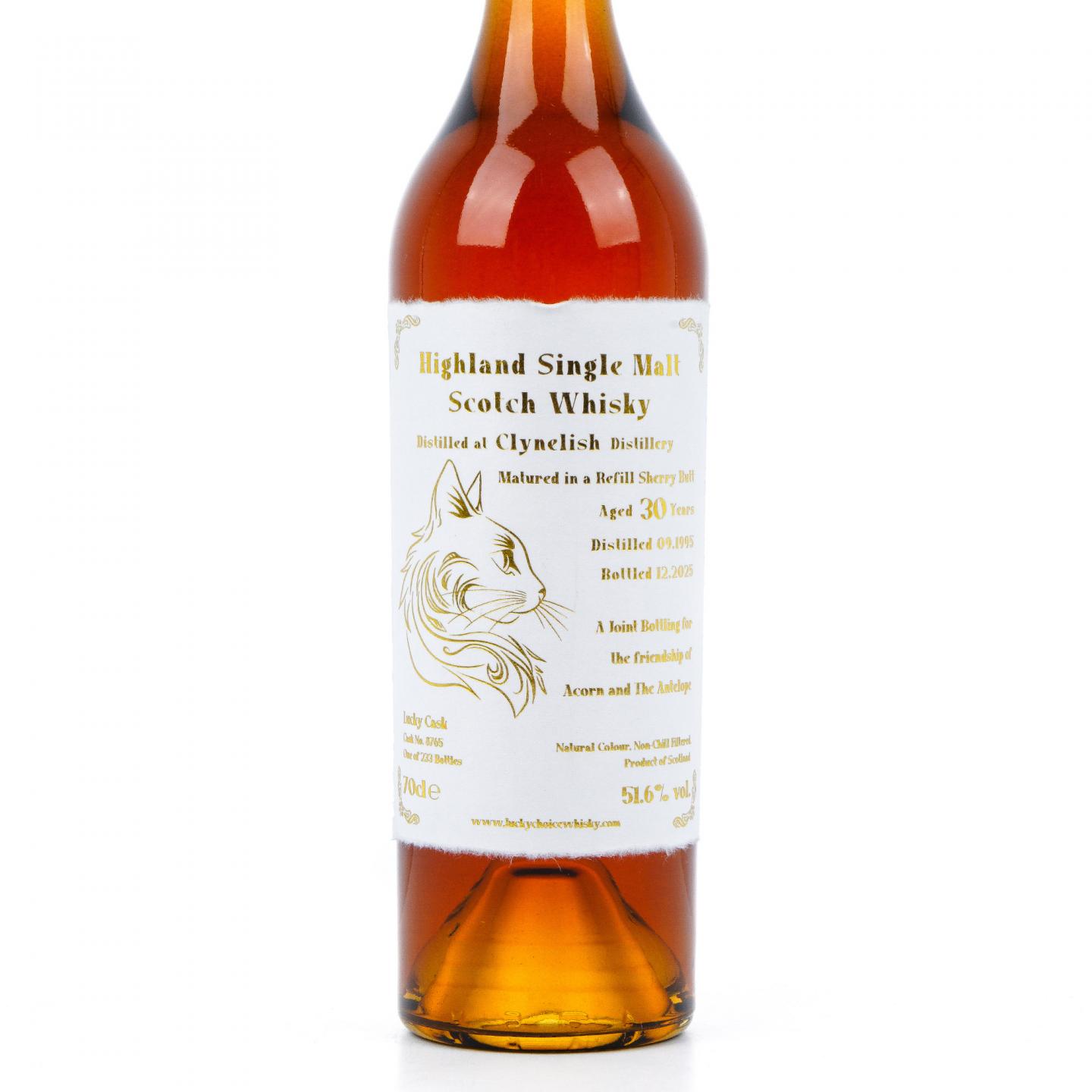 Clynelish 克里尼利基 30年 1995-2025 雪莉桶#8765